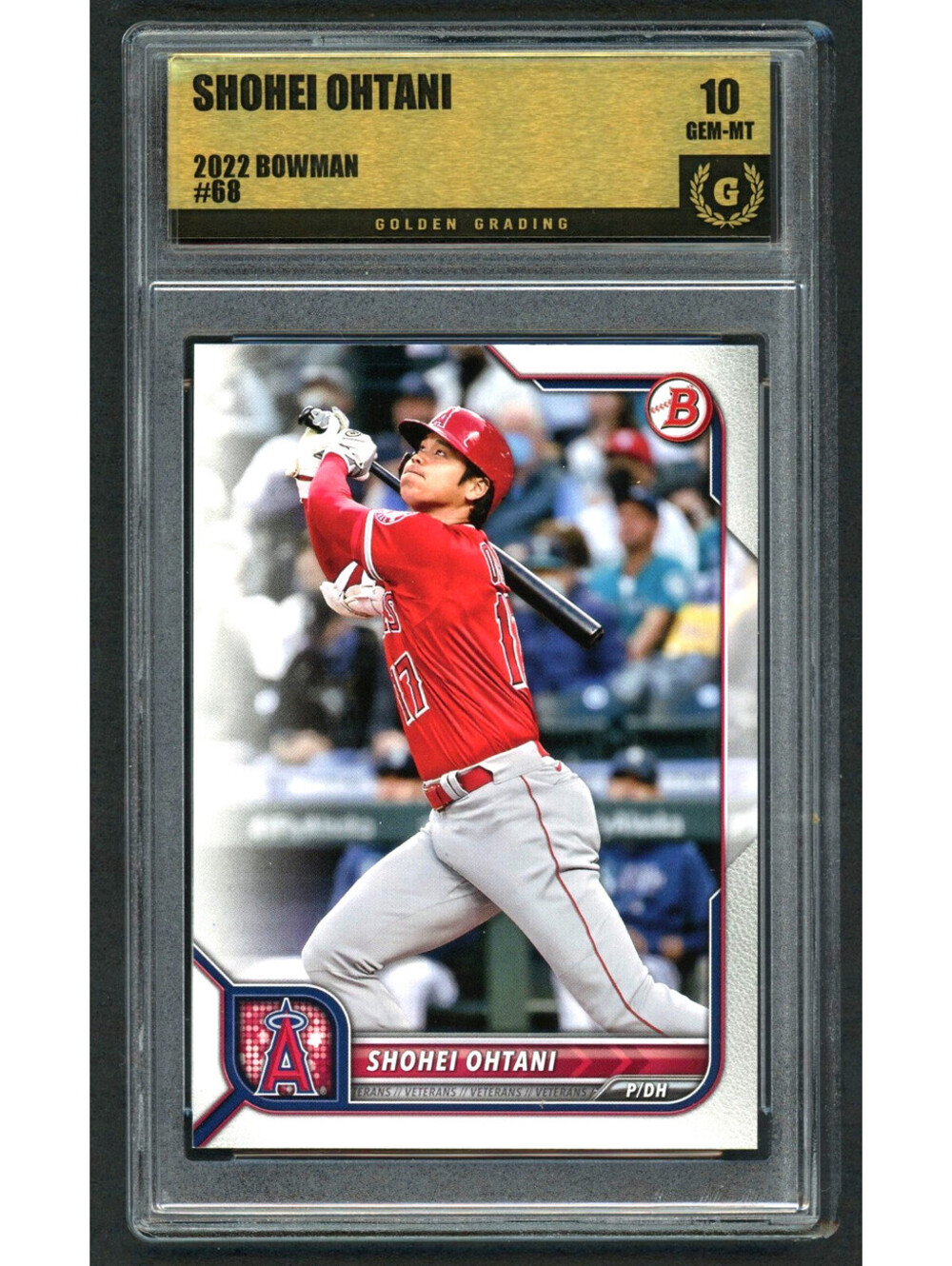 2022 Bowman #68 Shohei Ohtani Angels Graded Gem Mint 10